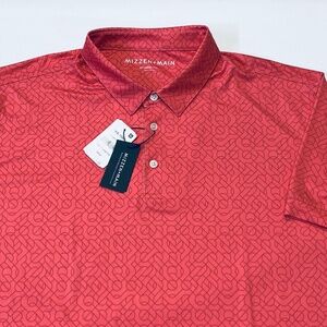 (Sold)Mizzen+Main XX-Large Trim Fit Short Sleeve Button Up Shirts Mens